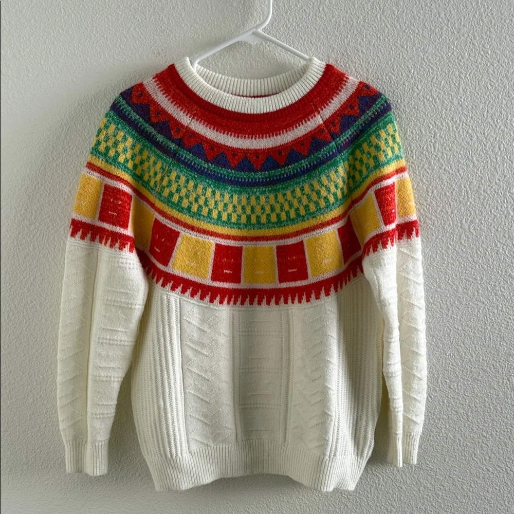 Acne Studios Rainbow Fair Isle Sweater - Picture 2 of 8